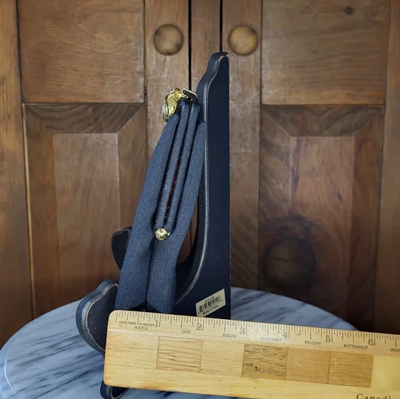 Brooks Brothers Black Clutch with Gold Accent - Picture 5 of 15